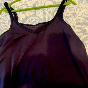 Vanity Fair Black Sleeveless Top tank size 36-42